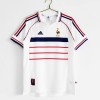 Camisolas França Retro 2º Equipamento Alternativa 1998 Manga Curta